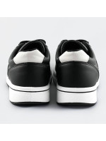 Čierno-biele dámske športové topánky (AD-587)