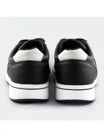 Čierno-biele dámske športové topánky (AD-587)