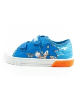 Detská športová obuv Leomil Sonic ľahké tenisky na suchý zips modré červené
