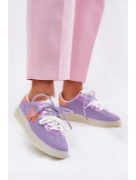 Niskie Buty Sportowe Damskie Fioletowe Zelevelis