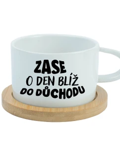 MOHLA BYCH BÝT MILÁ, ALE NECHCE SE MI - bílý hrníček makronka 200 ml