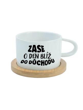 MOHLA BYCH BÝT MILÁ, ALE NECHCE SE MI - bílý hrníček makronka 200 ml