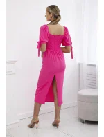 Dámske šaty 29067 ružové - Kesi