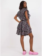 Šaty CHA SK 3003 1.37 čierna a ružová