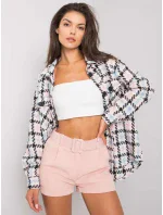 DHJ SN 13193 šortky.13P svetlo ružová