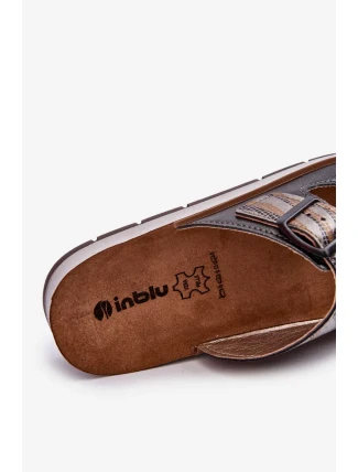 Pohodlné dámske papuče s prackami Inblu Black