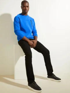 Pánska mikina U1YA22FL03P - G7K7 - Svetlá modrá - Guess