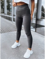 Dámske rebrované legíny JUST grey FashionStreet UY1586 Dámske rebrované legíny JUST grey FashionStreet UY1586