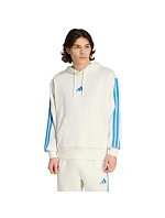 Pánska mikina adidas Essentials 3-Stripes French Terry Hoodie cream KD4901 pánska