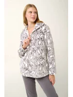 Vamp - Župan na zips s potlačou zajačika 21457 - Vamp