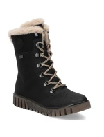 Rieker W Y3424-00 RKR745 topánky s umelou kožušinou Rieker W Y3424-00 RKR745 topánky s umelou kožušinou