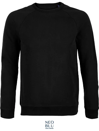 NEOBLU Nelson Men Pánska mikina s raglánovými rukávmi 24.3194 deep black NEOBLU Nelson Men Pánska mikina s raglánovými rukávmi 24.3194 deep black