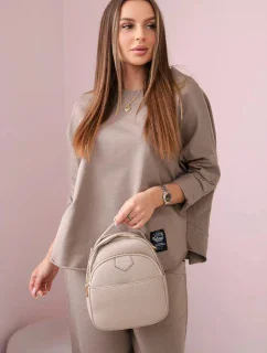 Bavlnená mikina nohavice set fango