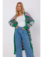 M774 Otvorený pruhovaný sveter - model 1