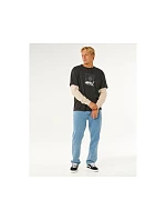 Pánske tričko RIP CURL Inner Visions Smashed L/S Tee, čierne Pánske tričko RIP CURL Inner Visions Smashed L/S Tee, čierne