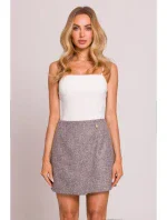M854 Mini sukňa - grafitová