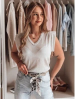 Dámska krátka blúzka SELFINA ash FashionStreet MY2437
