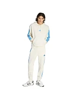 Pánska mikina adidas Essentials 3-Stripes French Terry Hoodie cream KD4901 pánska