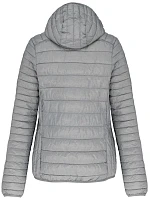 Kariban K 6111 Ľahká dámska prešívaná bunda s kapucňou 20.6111 marl silver Kariban K 6111 Ľahká dámska prešívaná bunda s kapucňou 20.6111 marl silver