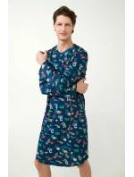 Vamp - Pánska nočná košeľa s potlačou 21613 - Vamp