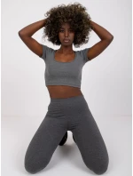 Legíny RV LG 2850.22P tmavo šedá