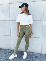Dámske športové legíny SIMPLE LIFE green FashionStreet UY1614 Dámske športové legíny SIMPLE LIFE green FashionStreet UY1614
