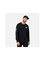 Unisexové tričko ROSSIGNOL SUPER LS TEE, čierne