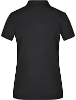 Daiber JN 969 Dámske piqué polo „Plain“ 02.0969 čierna/čierna/biela Daiber JN 969 Dámske piqué polo „Plain“ 02.0969 čierna/čierna/biela