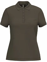 Kariban K 255 Dámske piqué polo 20.K255 tmavo khaki Kariban K 255 Dámske piqué polo 20.K255 tmavo khaki