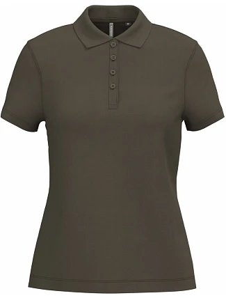 Kariban K 255 Dámske piqué polo 20.K255 tmavo khaki Kariban K 255 Dámske piqué polo 20.K255 tmavo khaki