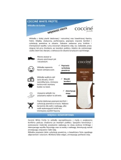 Wkładki Coccine White Frotte bawełniana na lateksowej piance 34-41