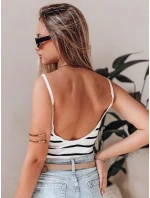Pruhované body STRIP BACK white FashionStreet RY2901 Pruhované body STRIP BACK white FashionStreet RY2901