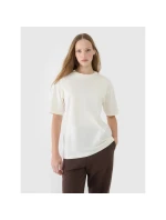 Dámske hladké tričko oversize 4F 4FRSS25TTSHF2694-11S