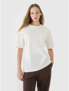 Dámske hladké tričko oversize 4F 4FRSS25TTSHF2694-11S