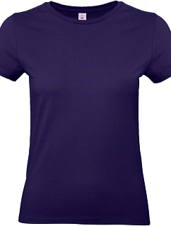 B&C #E190 /women Dámske tričko z hrubej bavlny 01.004T urban purple