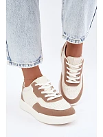 Dámske tenisky na platforme Big Star TT274278 Beige Dámske tenisky na platforme Big Star TT274278 Beige