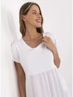 Šaty DHJ SK 25370.85 biele