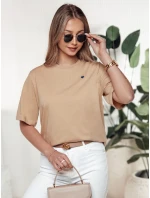 MILOV dámske tričko béžové FashionStreet RY2547