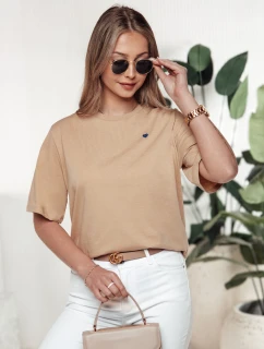 MILOV dámske tričko béžové FashionStreet RY2547