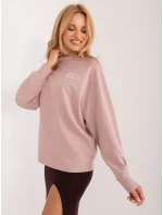 Mikina D10088BC02656A tmavoružová