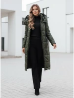Dámska prechodná bunda ORVITA prešívaná s kapucňou zelená FashionStreet TY5025