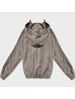 Dámska tenká bunda s krátkou podšívkou Glakate dark beige (LU98017#) Dámska tenká bunda s krátkou podšívkou Glakate dark beige (LU98017#)