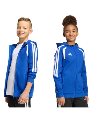 Detská mikina adidas Tiro 26 League Sweat Full Zip Hoodie blue KF9102