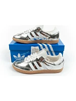 Adidas dámske športové topánky Samba OG silver tenisky módne kožené dámske Adidas dámske športové topánky Samba OG silver tenisky módne kožené dámske