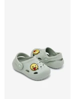 Klapki Dziecięce Piankowe Z Przypinką LEMIGOSE 880 Miętowe