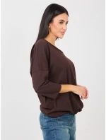 Blúzka RV BZ A1091.16 tmavohnedá