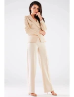Dámske nohavice A442 Béžová - Awama
