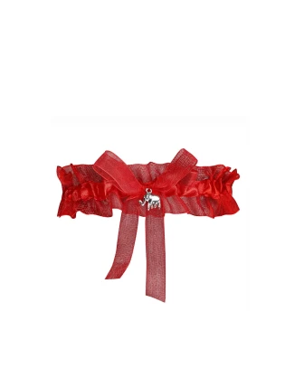 Dámske podväzky PW 23 Marrakesh Red - Julimex Dámske podväzky PW 23 Marrakesh Red - Julimex