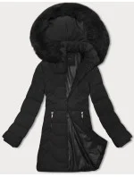 Dámska bunda s kapucňou J Style Black (16M9121-392/392A)