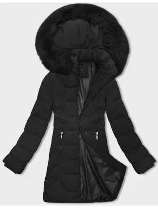 Dámska bunda s kapucňou J Style Black (16M9121-392/392A)